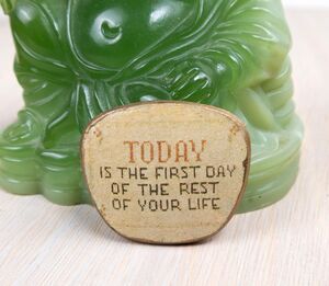 Vintage 1970s Pin Today Is The First Day Of The Rest Of Your Life